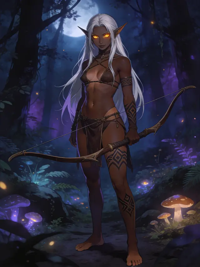 Dark Elf Huntress - Sylvara